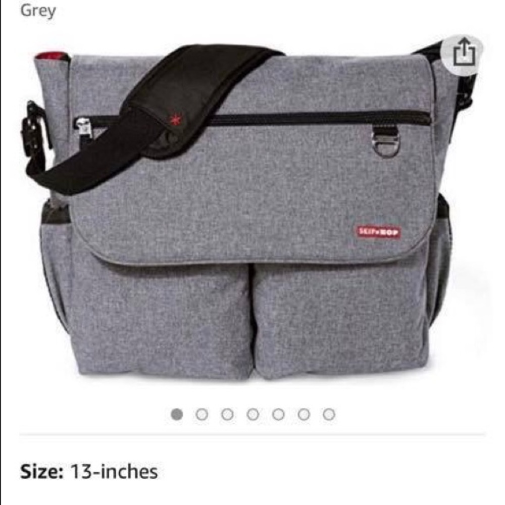 Messenger diaper bag